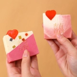 吾家婚品 Свадебные умные обряды любят двойной счастливый холодный мыльный подарочная коробка брак возвращать облегчение рейдеры холодные базальные ручные