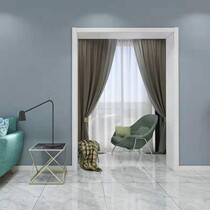 Balcony entrance single package door cover double package pass door cover solid wood composite