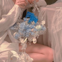 pinky22 wedding holding flower Bride wedding wedding custom Everlasting Flower Korean hand carrying flower props