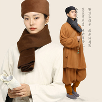 Monk clothes monk clothes rest hats scarves gray monks hats brown winter warmth