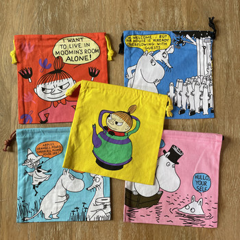 Cute cartoon mini bag drawstring pocket