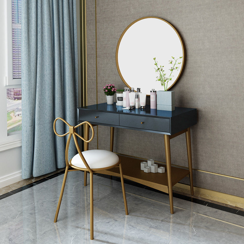 OURLIFE 欧莱弗 北欧风格 梳妆台 天猫优惠券折后¥1049起包邮入户安装(¥1199-150)多色可选 送蝴蝶椅 可定制
