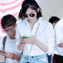 European station temperament white shirt female design sense niche new 2021 spring and autumn summer professional wear long sleeve shirt