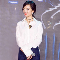 European station white shirt female design sense niche 2021 spring and autumn summer fashion foreign style new long sleeve shirt