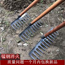 Land loosening artifact rake agricultural tools tools agricultural hoe land reclamation gardening manganese steel fire