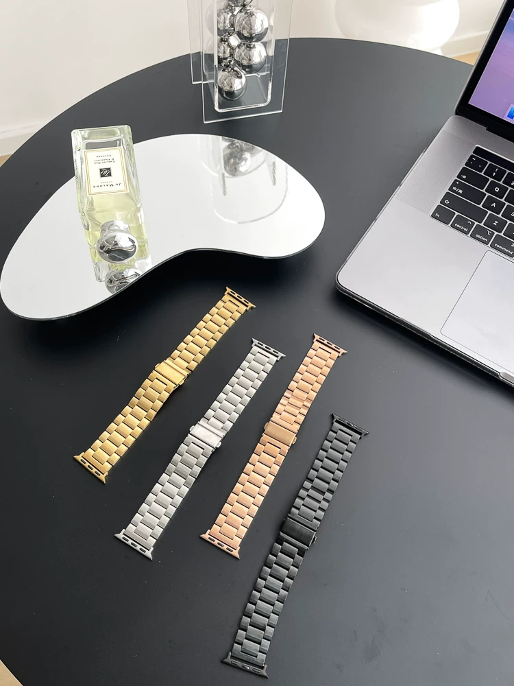IAMYEE ремешок нержавеющая сталь матовая мужские и женские совместимо с AppleWatch Apple Watch 3456S7/S8/S9 поколения