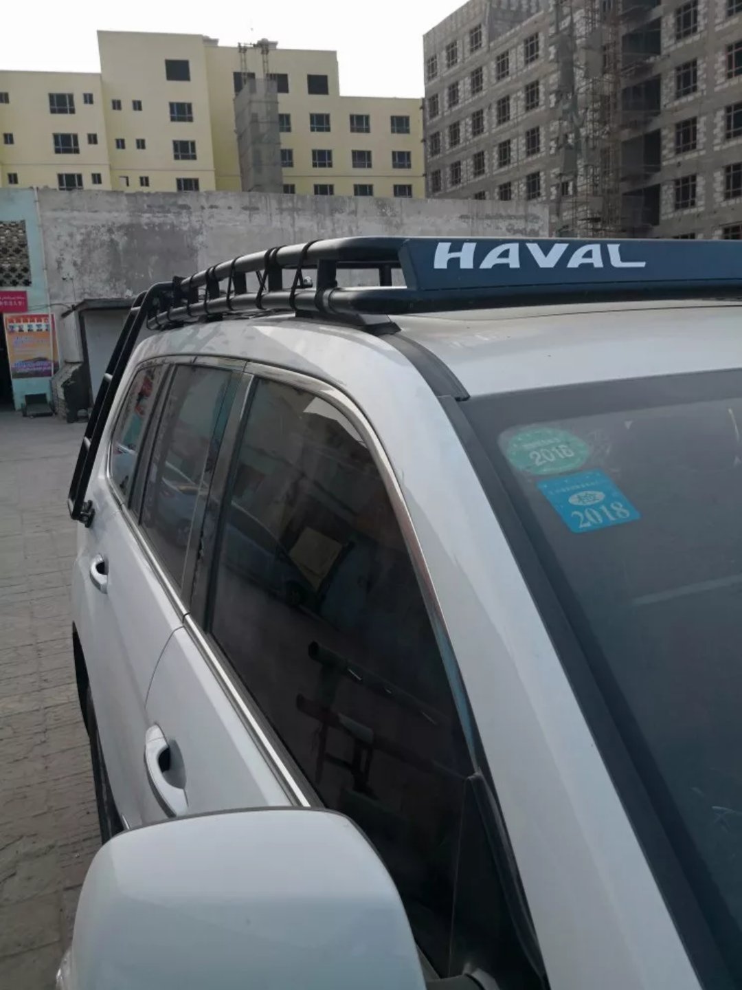 Great Wall Hover H9 hộp hành lý đặc biệt không phá hủy cài đặt tải hành lý giá nóc khung lắp đặt thanh ngang miễn phí - Roof Rack giá nóc xe ô tô