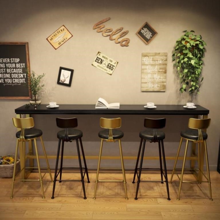 Quầy tiếp tân hiên bàn quầy bar bàn ghế thanh nước văn phòng nhà bàn ghế cơm gỗ rắn cửa hàng bếp. - Giải trí / Bar / KTV