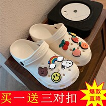 Dongle Shoes Slippers Female Summer Nets Red Tides Extras gas Baotou Soft Operating rooms Lazy People Beach Shoes Non-slip Sandals