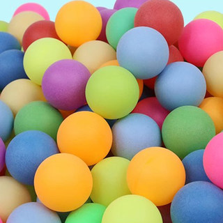 无字乒乓球抽奖球摸奖活动抖甩乒乓球道具游戏娱乐袋装五彩色彩球