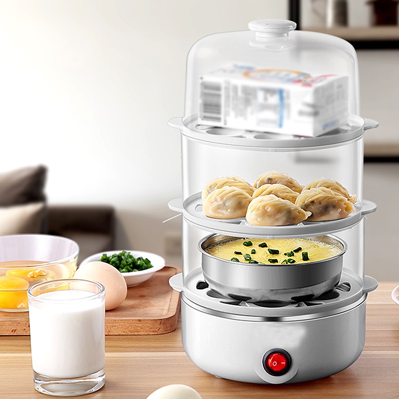 nồi lẩu mini tốt nhất Nâng cao nồi nấu trứng nhanh egg quả trứng hầm lớn món trứng nhân tạo lớn cách nhiệt nhà hấp trứng hấp nồi lẩu điện mini của lock&lock