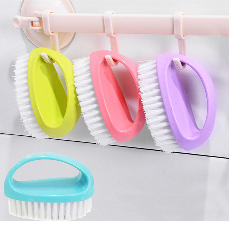 Dazzling Egg-shaped Washing Brush Multifunction Home Laundry Brush Candy Color Brush Clothing Shoes Cleaning Brush