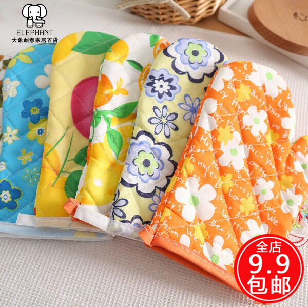 Microwave gloves thicken hot gloves insulation gloves high temperature oven gloves heat and high temperature