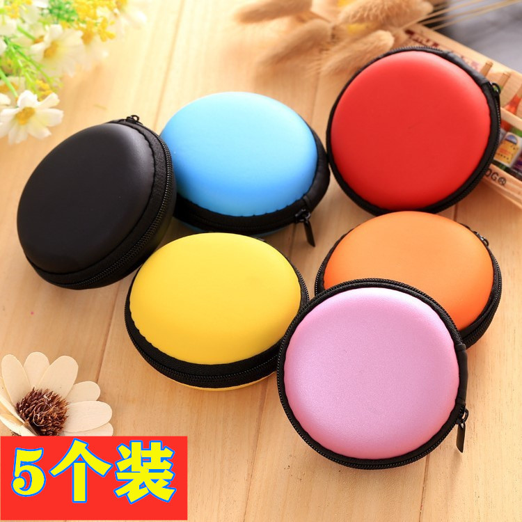 Headphone Bag, Round Headphone Case, Eva Essential Oil Storage Bag, Eva Storage Bag, Earbud Bag, Camera Case