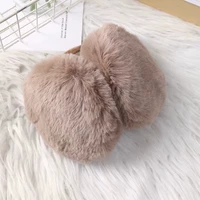 Хаки имитация норки волос