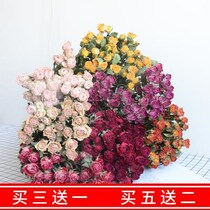 Rosewood flower dry flower bulls small rose dry flower bouquet Yunnan natural real flower rose home decoration flower arrangement