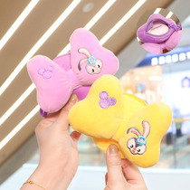 Korea ins bow sweet girl new coin purse bag pendant key bag headphone bag fashion creative gift