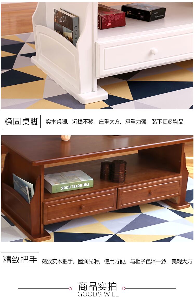 Tủ tivi kết hợp bàn cà phê hiện đại tối giản căn hộ nhỏ phòng khách tủ khóa đồ nội thất đa chức năng bàn gỗ chắc chắn - Bộ đồ nội thất đồ nội thất thông minh