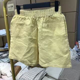 Off-season clearance hemp wet-spun shorts, length 42