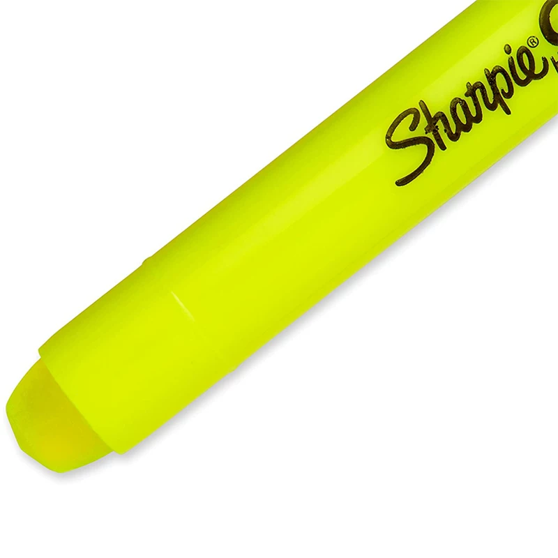 Флуоресцентная ручка Sharpie с гелеобразным карандашом ярко-желтого цвета для фокусировки на цвете этикетки лимонно-желтого 1780474