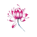 Водостойкие тату наклейки, наклейка, в цветочек, долговременный эффект, можно стирать