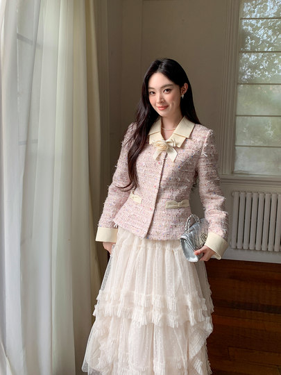 GERTCOREL2025 neue Winter-Gänsedaunenjacke im französischen High-End-Sinn-Socialite-Tochter-Xiaoxiang-Stil