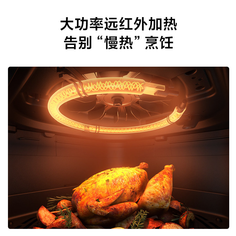Xiaomi Mijia Smart Air Fryer 6.5L Tender Baked Version Home Large Capacity Visual Flip-Free High Temperature Skim