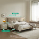 Quanyou Home Furniture Mountain Series Cream Style 809205 Soft Covered Double Bed 1.51.8 ແມັດ