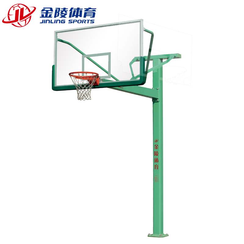 Outdoor adult Jinling mobile basketball stand 11221YDJ-2B outdoor 11226GDJ-3B single arm basketball stand