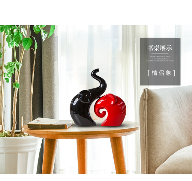 Tối giản hiện đại sáng tạo đồ trang trí thiên nga trang trí nhà phòng khách tủ rượu TV tủ đồ nội thất gốm dcor shop phụ kiện trang trí nhà đẹp