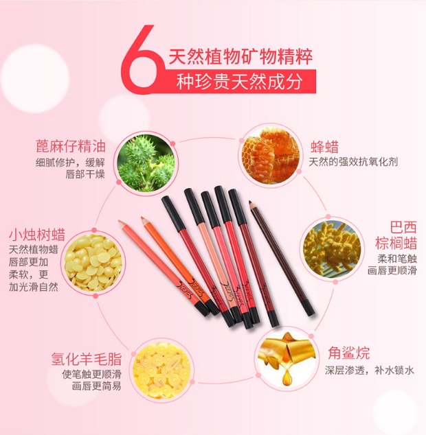 Bút chì kẻ môi 3ce bút chì màu son môi màu son môi không thấm nước bút không bắt đầu để sửa môi 	son bút chì màu 17	