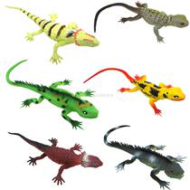 Simulation Tricky Halloween Toys Chameleon Lizard Gecko Monitor Animal Model Boy Gift Toys