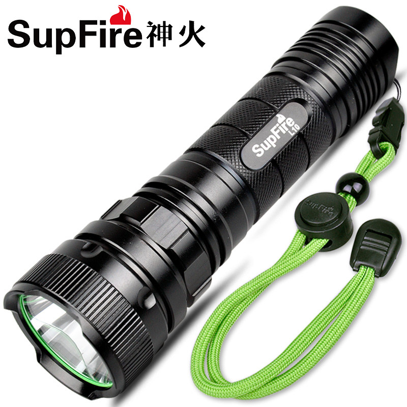 Shenhuo L10 strong light flashlight 26650 riding rechargeable waterproof multi-function ultra-bright outdoor light long-range 5000