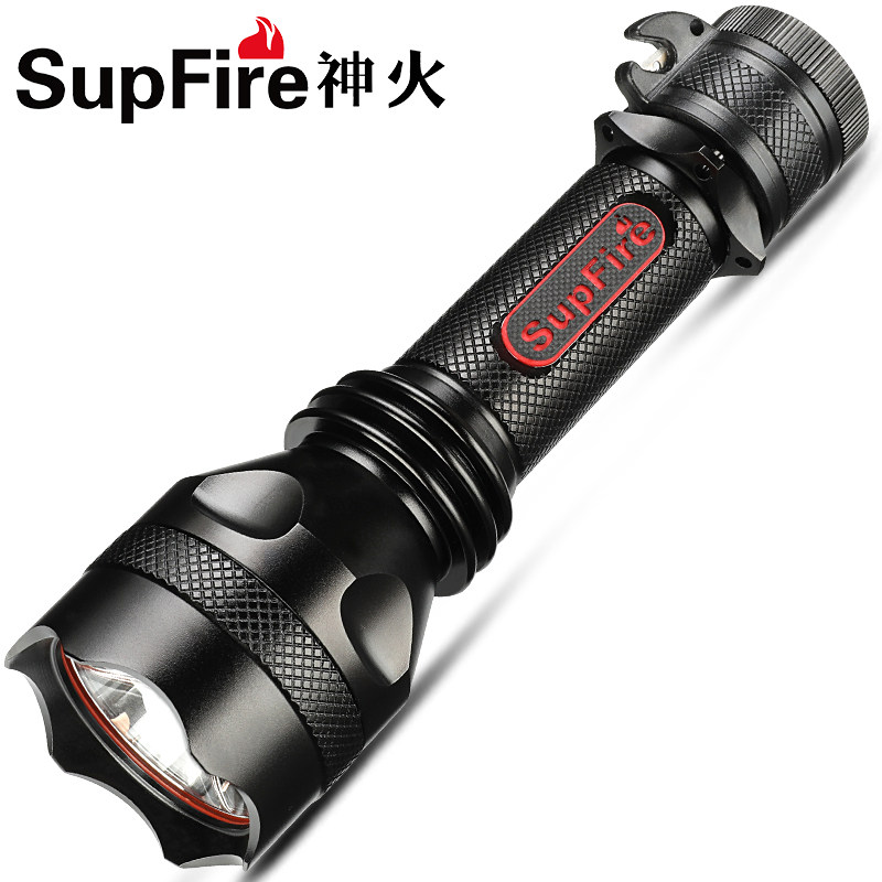 God Fire Y8 Intense Light Flashlight USB Rechargeable Home Multifunction Outdoor Ultra Bright Far Shot 1500 Tactical Anti-Body