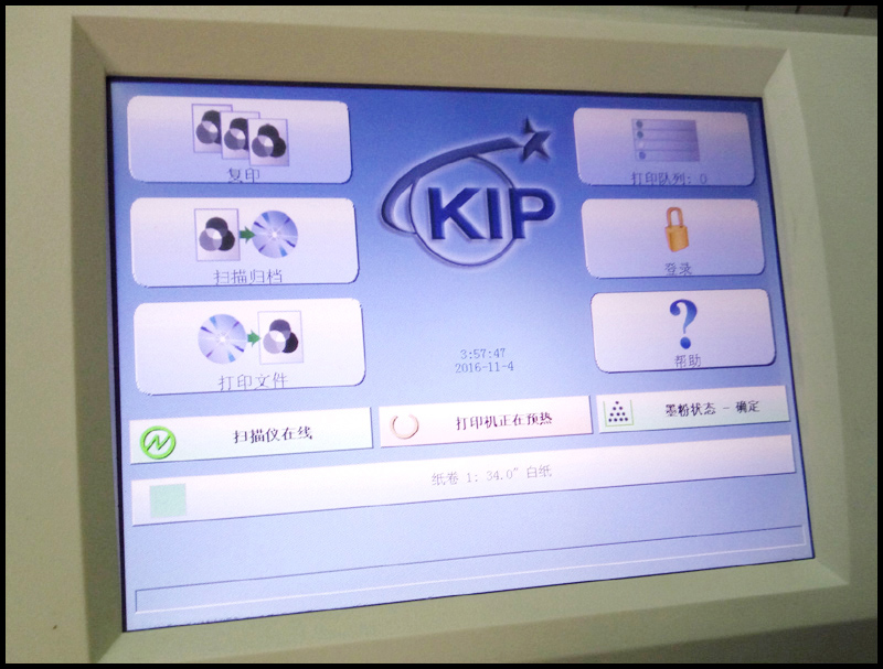 Sao chép tích hợp máy in Văn phòng Chip thương mại KIP700m máy kỹ thuật kế hoạch màu A0 laser - Máy photocopy đa chức năng