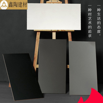 Nordic Full Porcelain Pure Color Black & White Grey 300x600 Wall Brick Kitchen Guard Wall Tiles Imitation Ancient Brick Living Room Bedroom Tiles