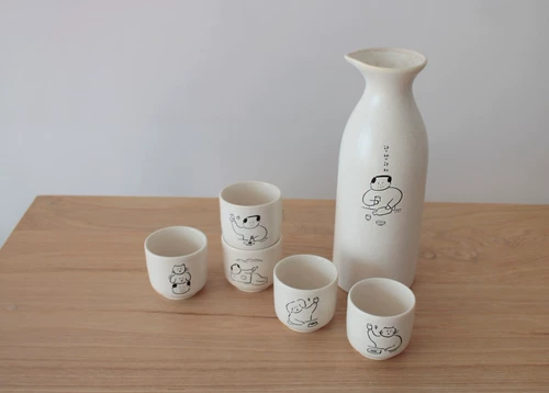 Стопка, бокал, брендовый милый комплект