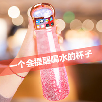 Thermos Cup ladies cute portable smart reminder drinking cup creative personality trend simple cute Net red small