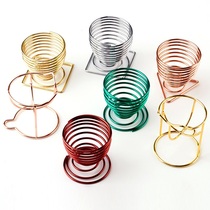 Beauty makeup egg drying bracket spring powder puff storage rack makeup gourd puff sponge egg tray Puff powder puff rack