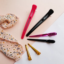 Metal electroplating hairclip fluffy hair root frosted clip environmentally friendly ABS no trace clip crane mouth positioning partition hairdressing products