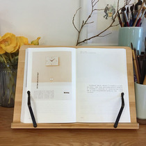 Solid wood reading frame Linyi calligraphy album reading frame Qin spectrum frame Art copy tablet PC bracket Nanzhu