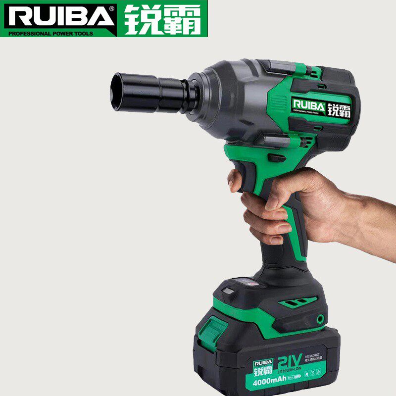 Sharp Power Lithium Electric Wrench Brushless Large Torque Wind Cannon Rechargeable steam repair Aluminum Mold Tool Impact Wrench