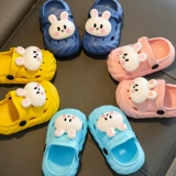 Детские милые тапочки, нескользящие слайдеры для раннего возраста, туфли для мальчиков, мягкая подошва