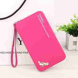 2017新款女士手机钱包长款手拿包6寸手机包带