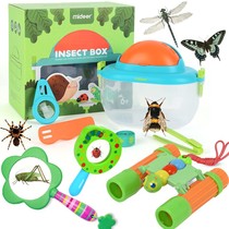 Childrens insect cage feeding collection box observation box catch observer tool telescope magnifying glass childrens kindergarten