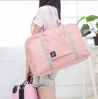 Túi du lịch gấp tay túi đeo vai nữ xách tay gấp túi lưu trữ dung lượng lớn duffel túi nam có thể đặt vali các loại túi du lịch