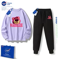 Сиреневые осенние штаны