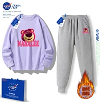 Сиреневые флисовые штаны