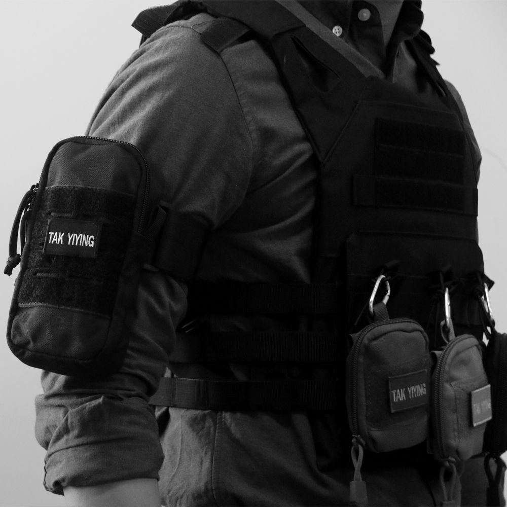 Deyi camp Molle sub-bag mountaineering mobile phone bag belt bag hanging bag outdoor sports running mobile phone arm bag