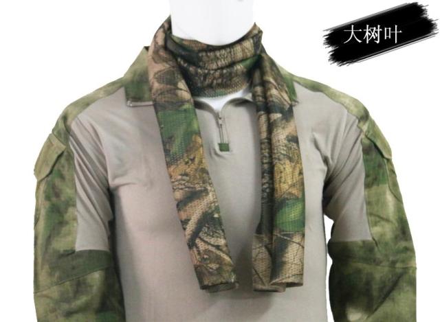 Mới 蟒 lưới ngụy trang khăn chiến thuật ngụy trang khăn quàng cổ yếm ngoài trời ngụy trang thoáng khí bib 	khăn rằn cho dân phượt